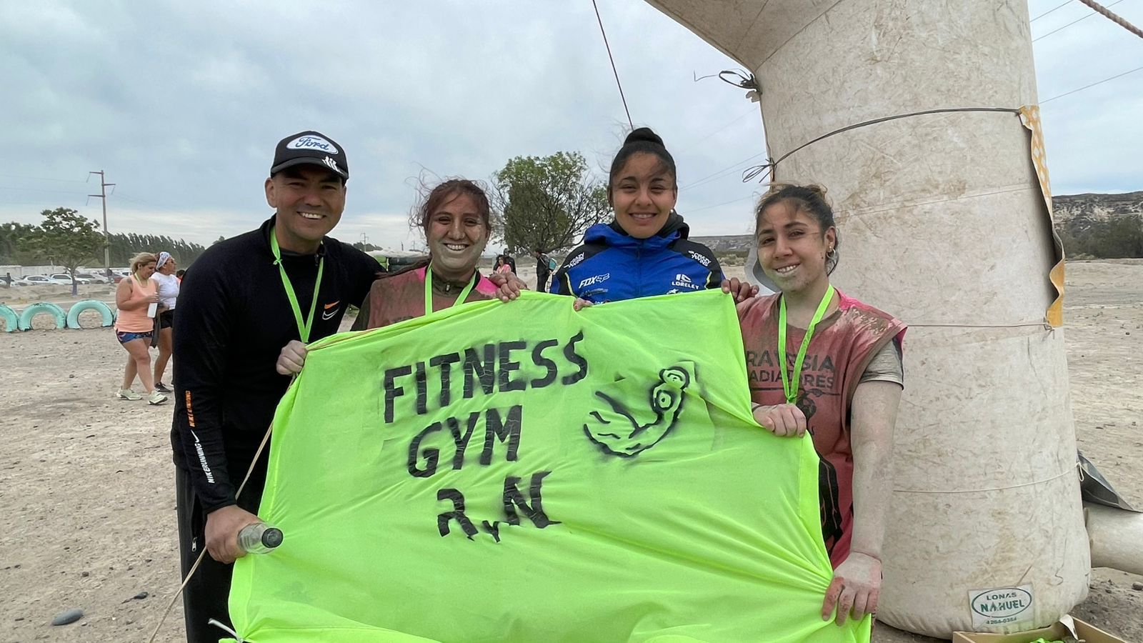 La organización del evento deportivo solidario está a cargo de Fitness gym, de Huergo.