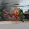 Imagen de Gran incendio en una vivienda de Catriel: uno de los heridos se encuentra «en grave estado»