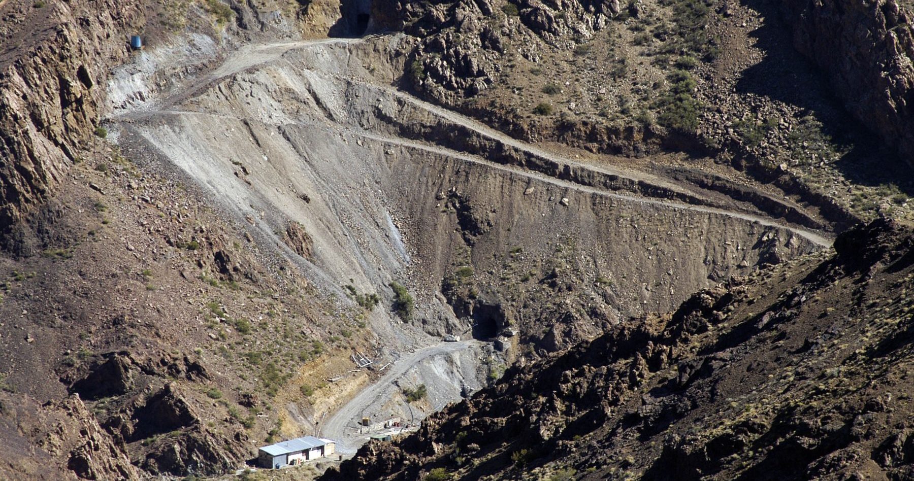 La mina de oro de Andacollo fue abandonada también en el 2014, por la anterior concesionaria. Foto: archivo