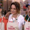 Imagen de Vero Lozano, Cande Molfese y Nacho Elizalde en la cuerda floja de Bake Off Famosos