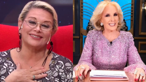 En el programa de Mirtha Legrand, Carmen Barbieri reveló cómo es su relación con Alberto Martín