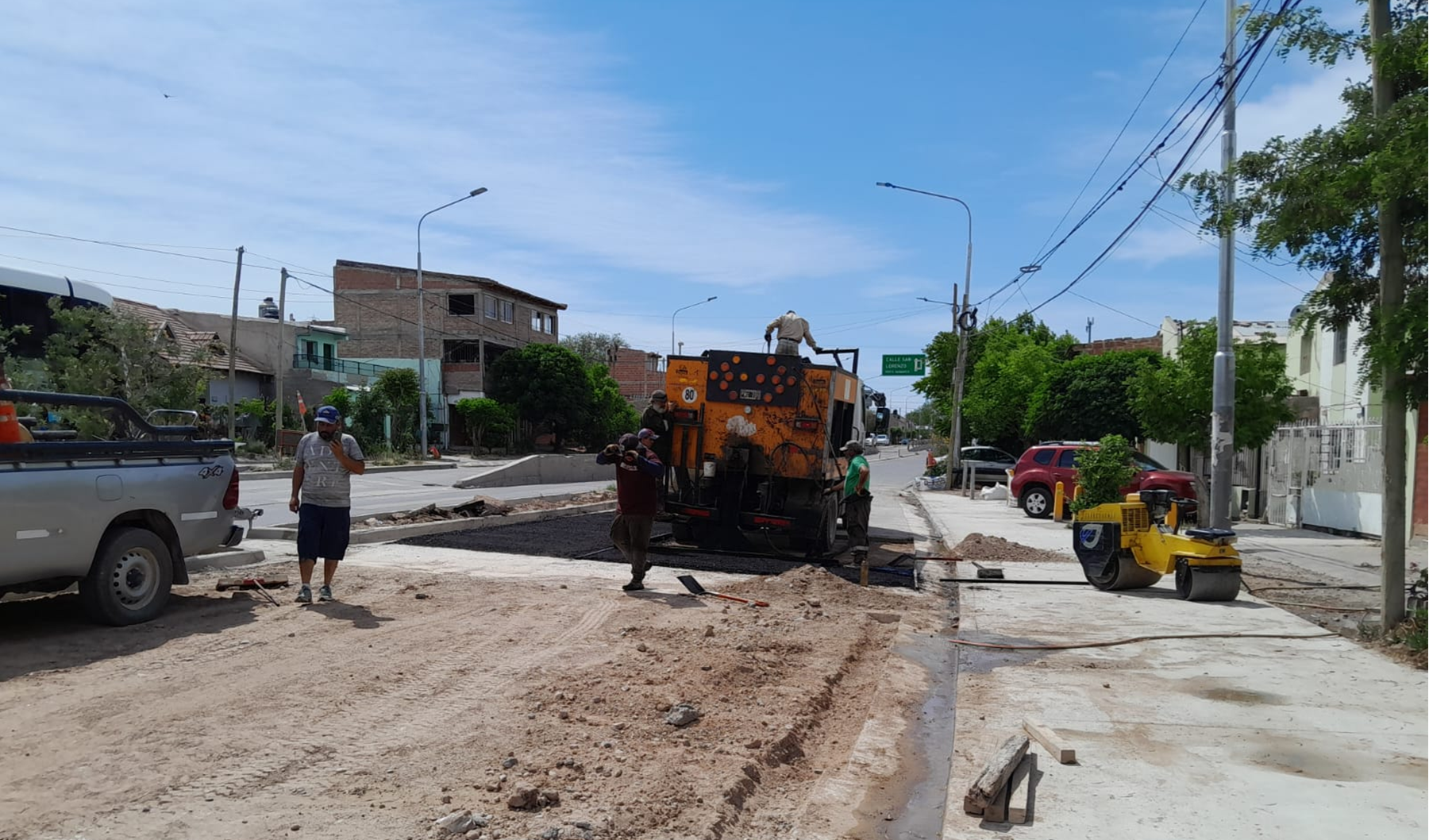 La obra tiene un plazo estimado de dos meses. Foto: Municipalidad de Neuquén.