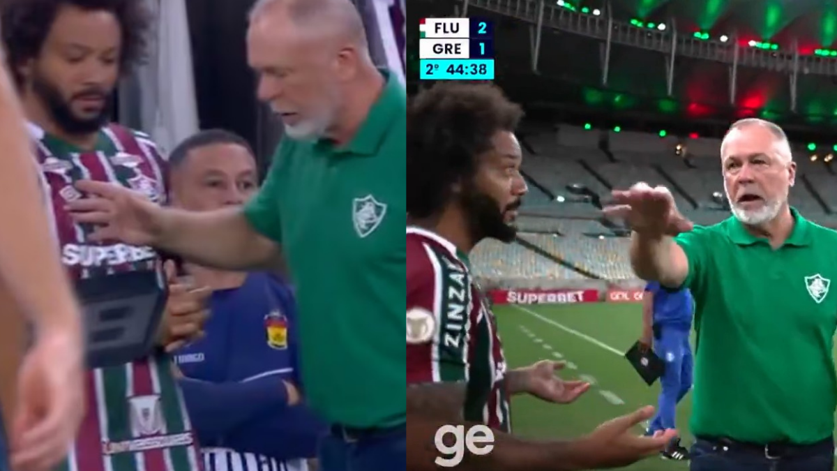 Marcelo tuvo una fuerte discusión con el entrenador y luego fue desvinculado de Fluminense.