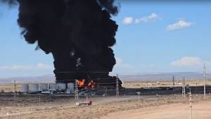 Incendio en Vaca Muerta: denuncian la cercanía entre las plantas de residuos y Añelo