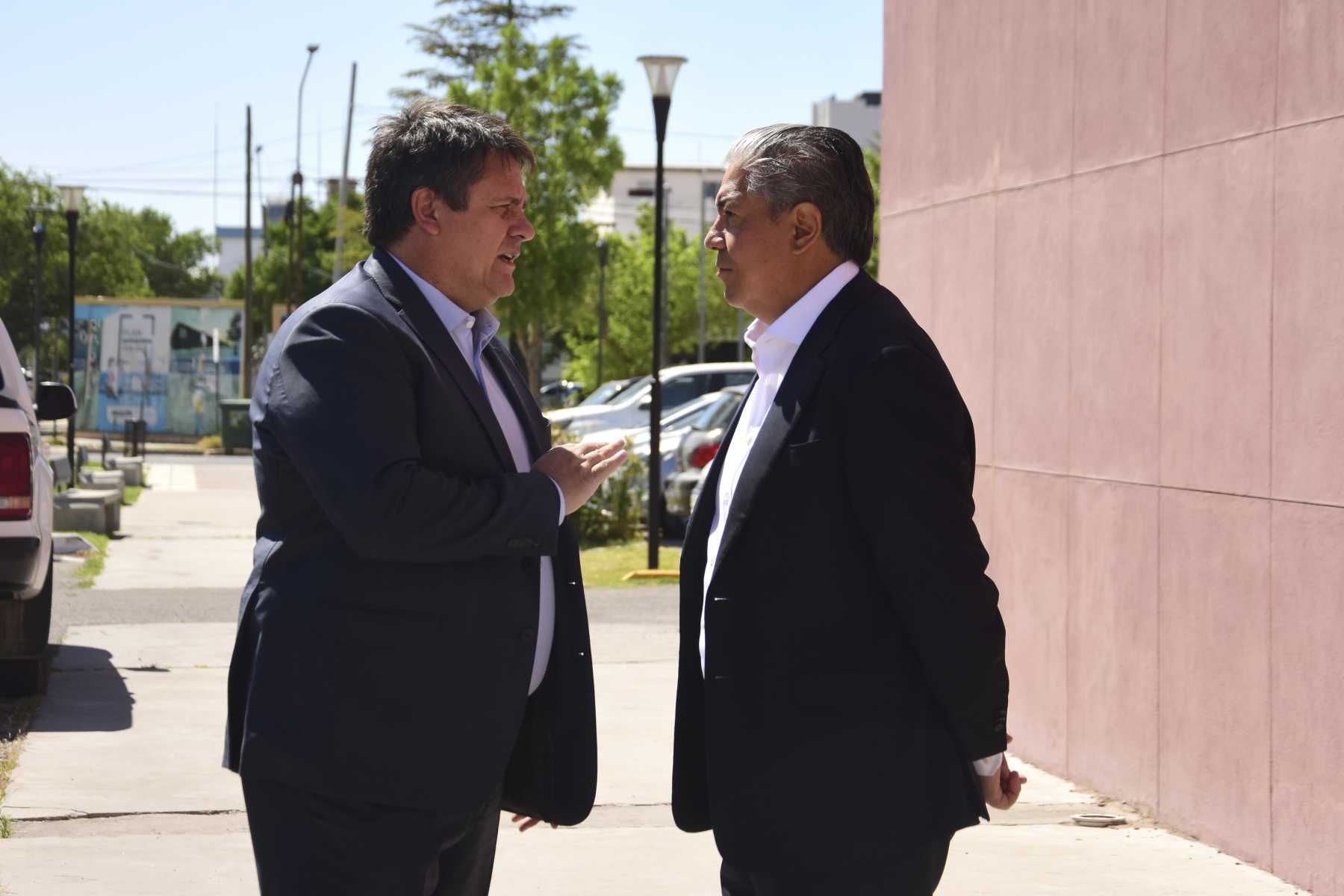 El intendente Mariano Gaido llamó a Figueroa y le adelantó su respaldo político "en todo lo que decida" (foto Cecilia Maletti)