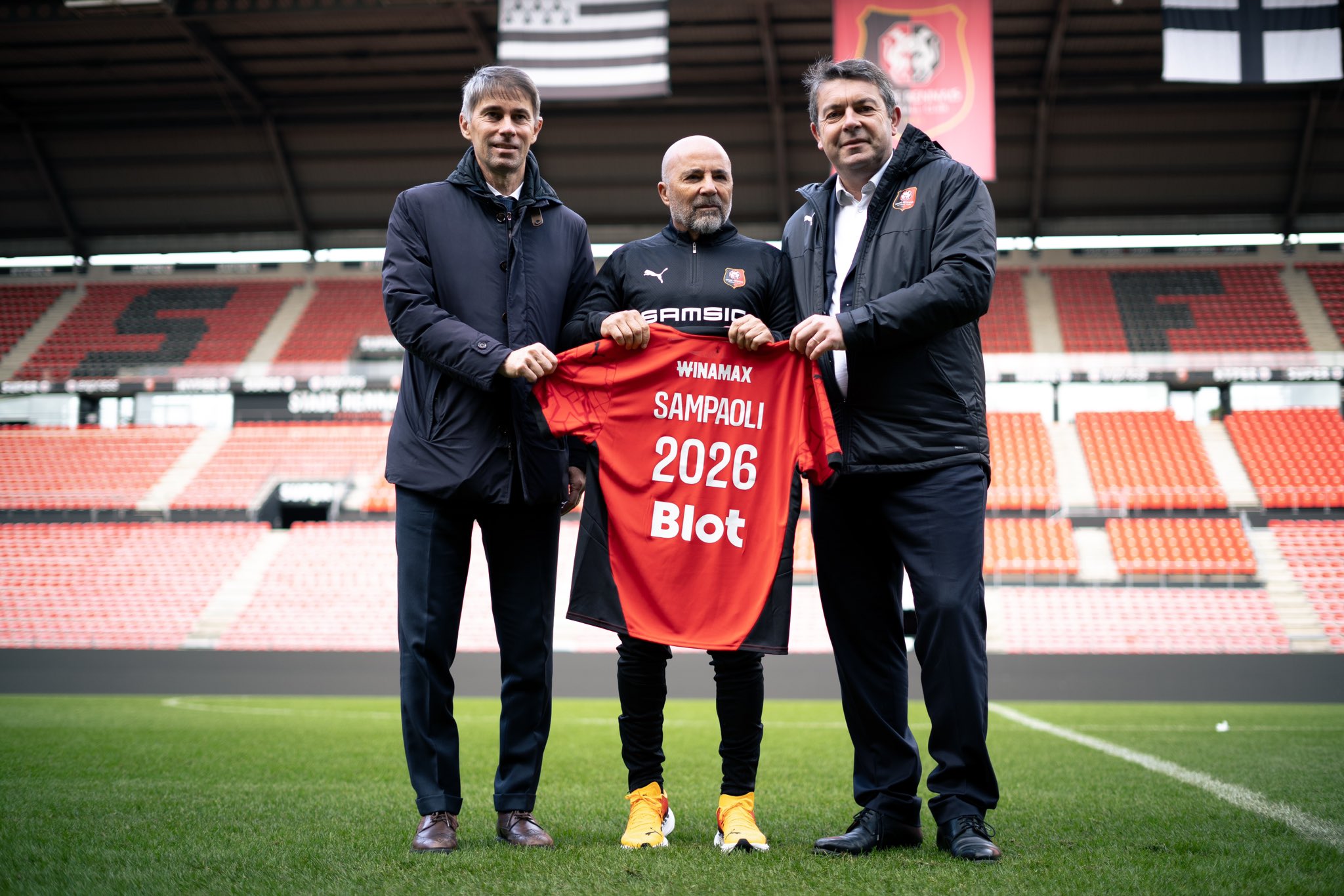 Jorge Sampaoli fue anunciado como nuevo DT del Rennes de Francia.