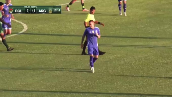 Franco Mastantuono abrió el marcador para la Selección Argentina.