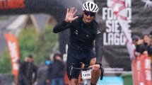 Imagen de Así fue la llegada de Lionel Scaloni en el Gran Fondo 7 Lagos: en qué puesto terminó