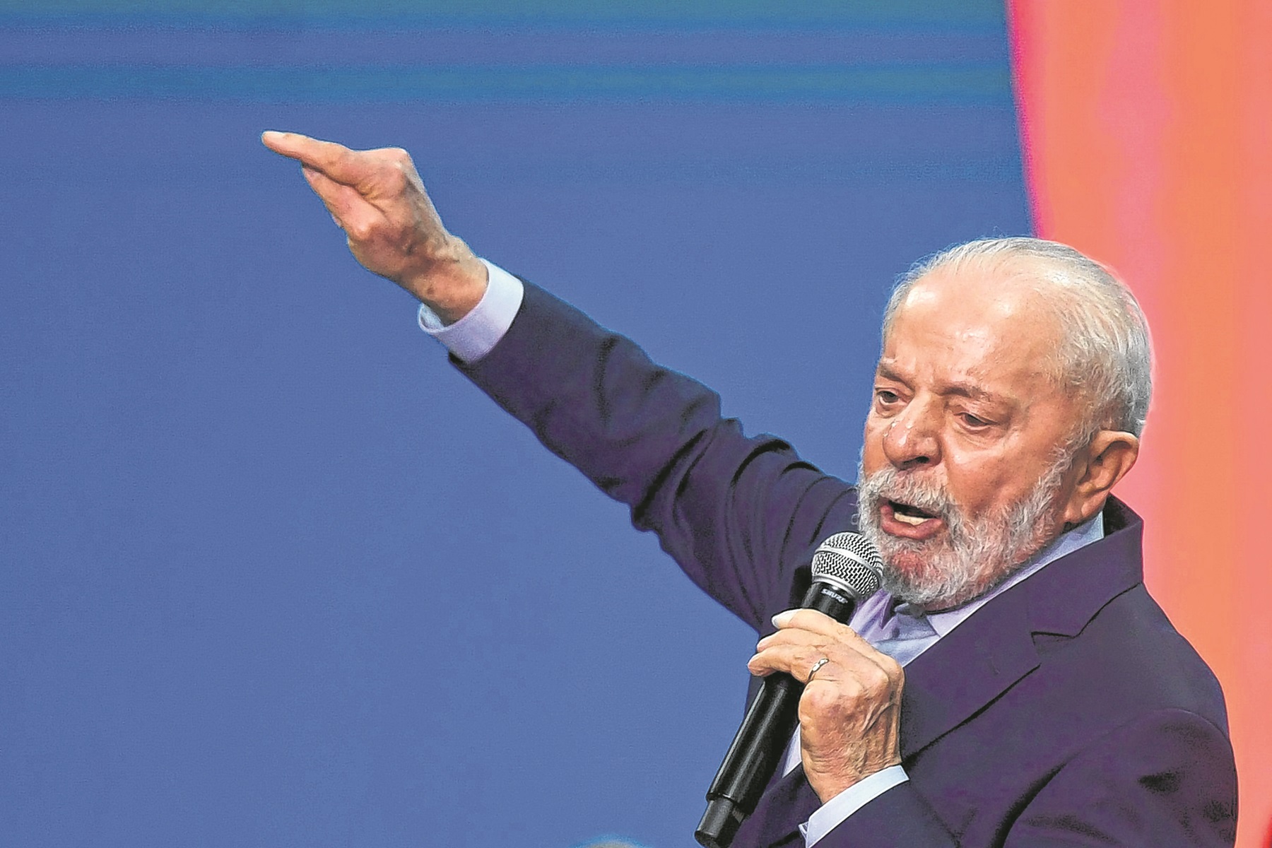 Brazilian President Luiz Inácio Lula da Silva speaks during the closing meeting of the G20 Social Summit in Rio de Janeiro, Brazil, on November 16, 2024. (Photo by Daniel RAMALHO / AFP)