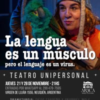 Imagen TEATRO «LA LENGUA ES UN MÚSCULO, PERO EL LENGUAJE ES UN VIRUS»