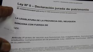 Pocos funcionarios presentaron la declaración jurada en Neuquén: el gobierno de Figueroa, a marzo