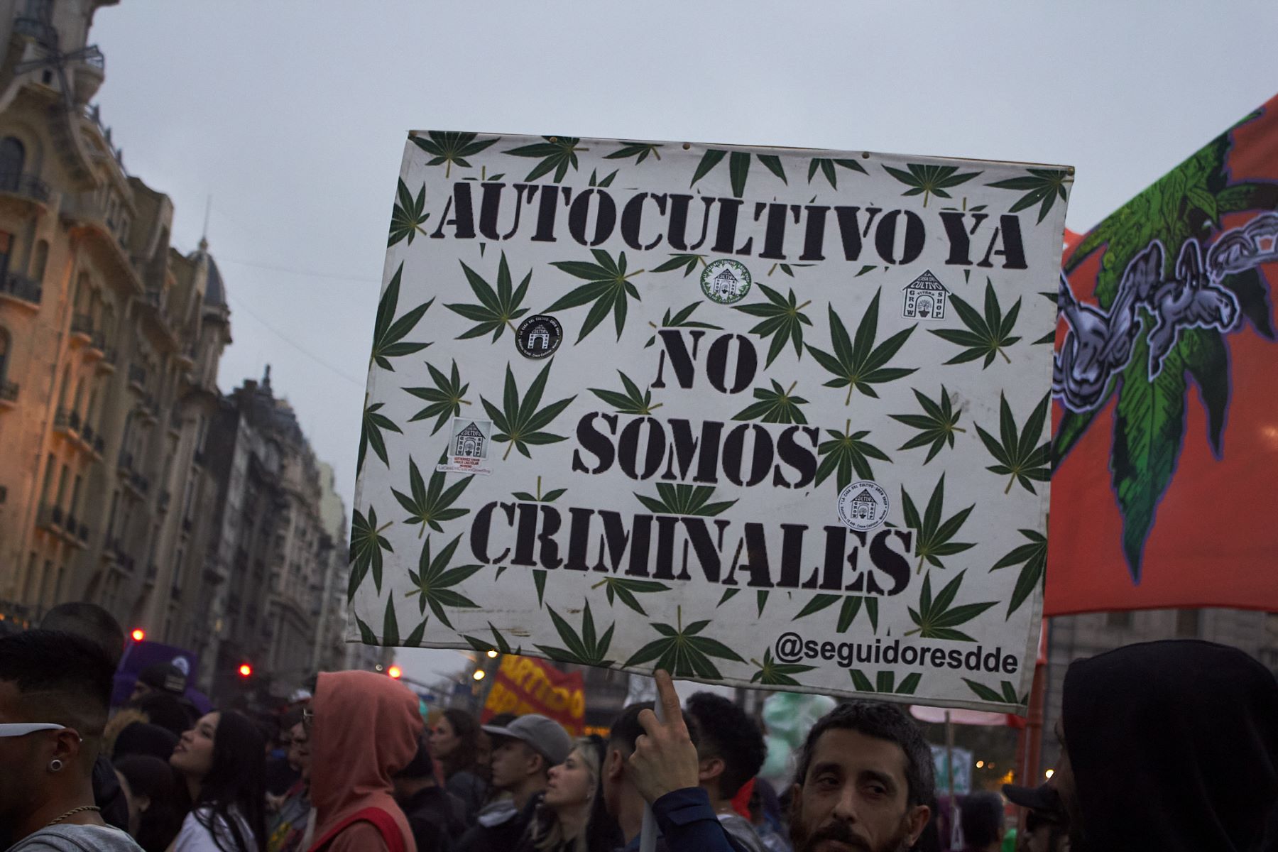 Marcha Nacional de la Marihuana. 
Foto: Cannabica Argentina