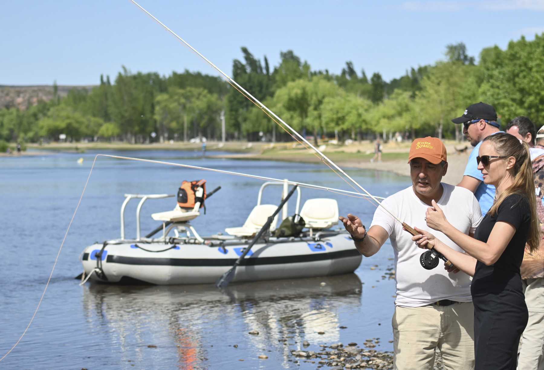 Apertura de la temporada de pesca en Neuquén. Foto Florencia Salto. 