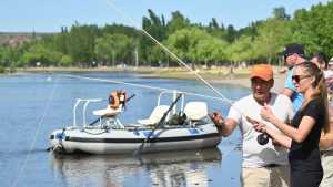 Comenzó la temporada de pesca deportiva en Neuquén capital: «tenemos muchísimo para disfrutar» en la ciudad