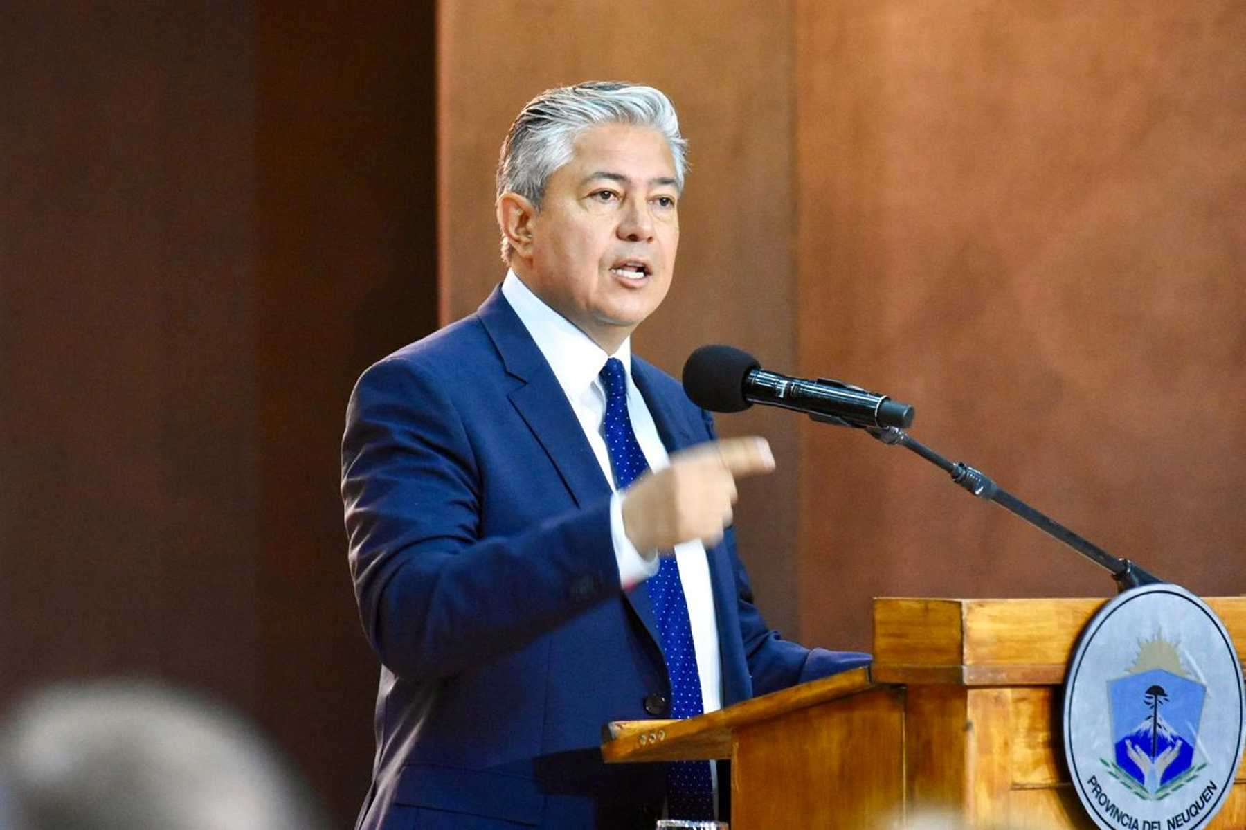 Rolando Figueroa, gobernador de Neuquén. Foto: Matías Subat.