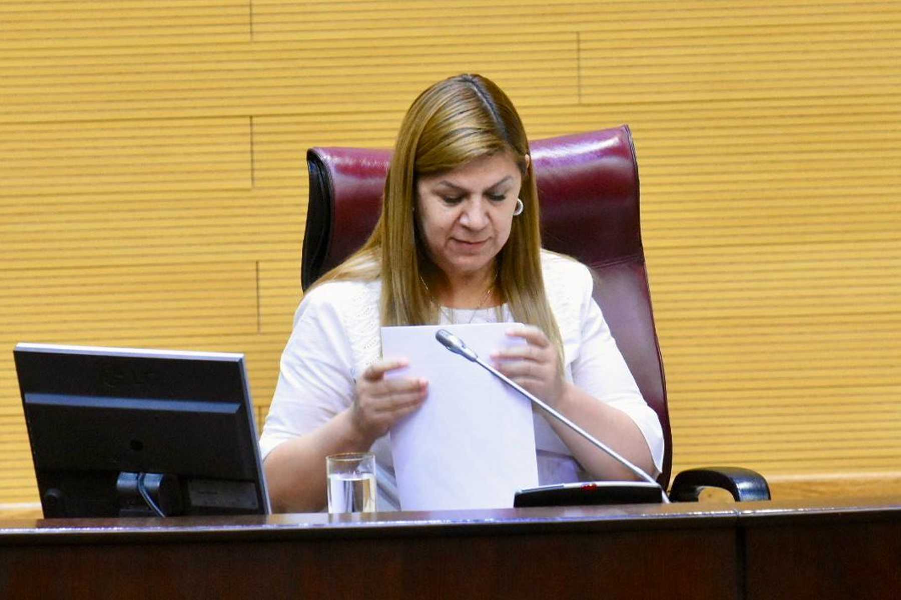 Mariano Mansilla se refirió a la suspensión a Gloria Ruiz. Foto Matías Subat. 