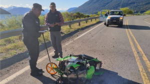 Cómo está el motociclista de Bariloche que chocó en la Ruta 40, cerca de Villa La Angostura: el detalle que salvó su vida