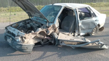 Imagen de Ruta 22: dos choques en Huergo y Godoy dejaron a conductores internados