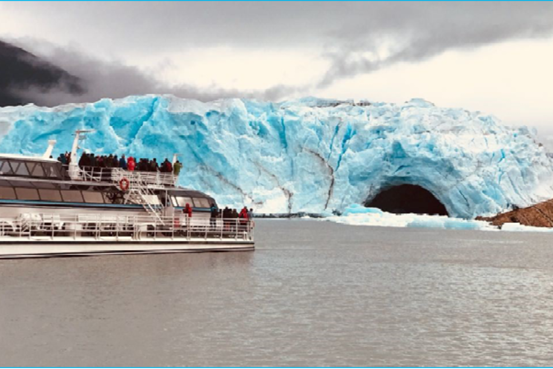 Parque Nacional Los Glaciares en Santa Cruz. Foto Parques Nacionales. 