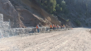 Circular con precaución: reanudan las obras sobre Ruta 65, en el acceso a Villa Traful