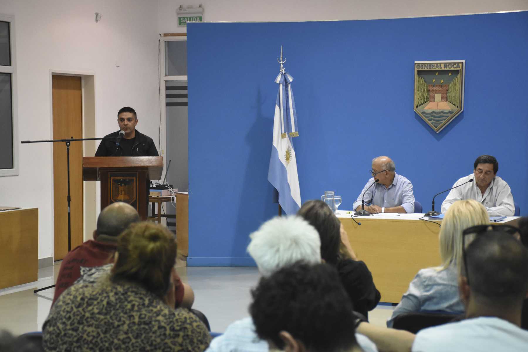 Audiencia por el Presupuesto 2025 de Roca. Crédito Juan Thomes