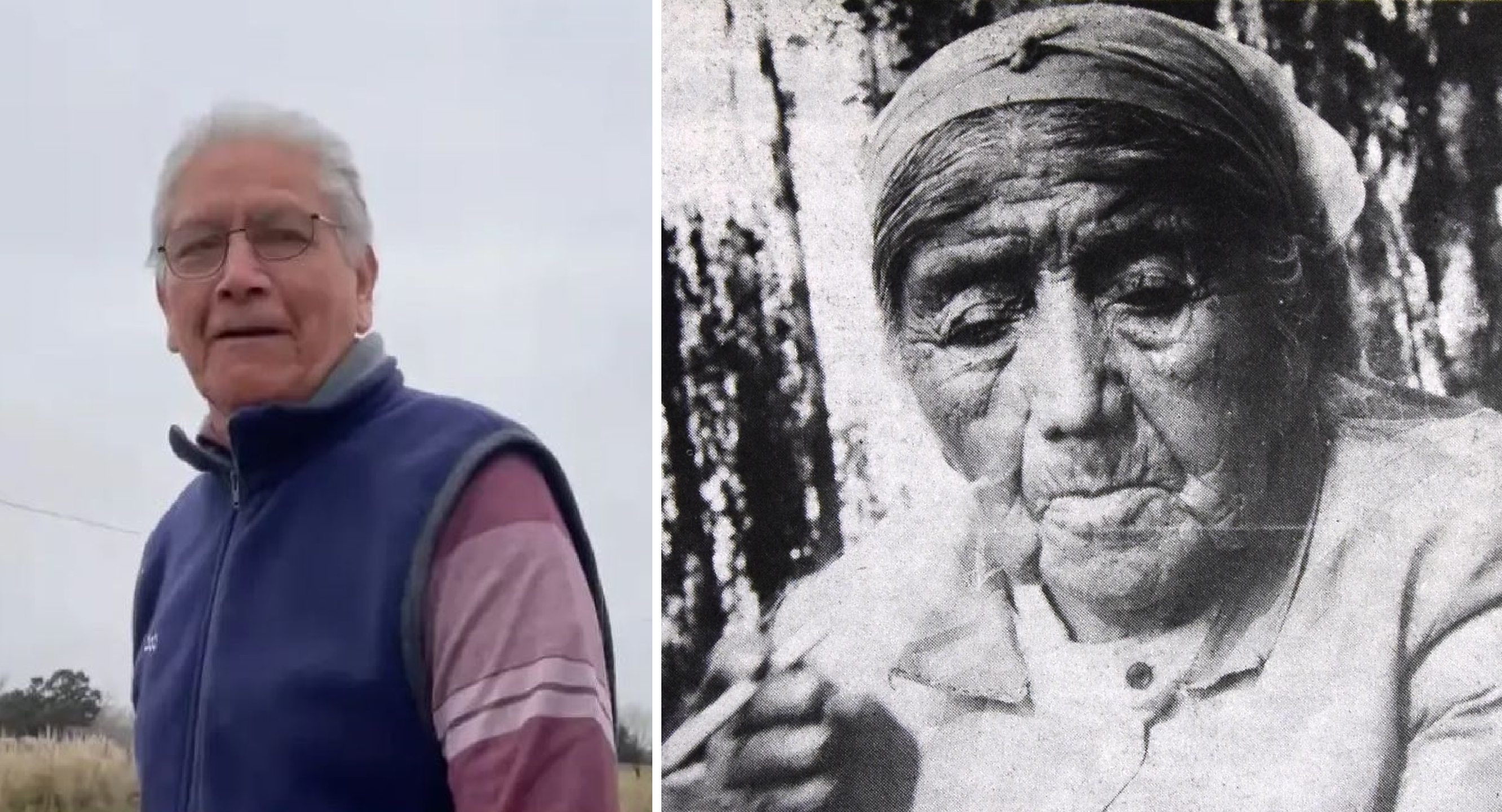 César, nieto de Rosa Calluqueo desaparecido en La Pampa, que esperaba encontrarse con los suyos. 
Foto: Gentileza.