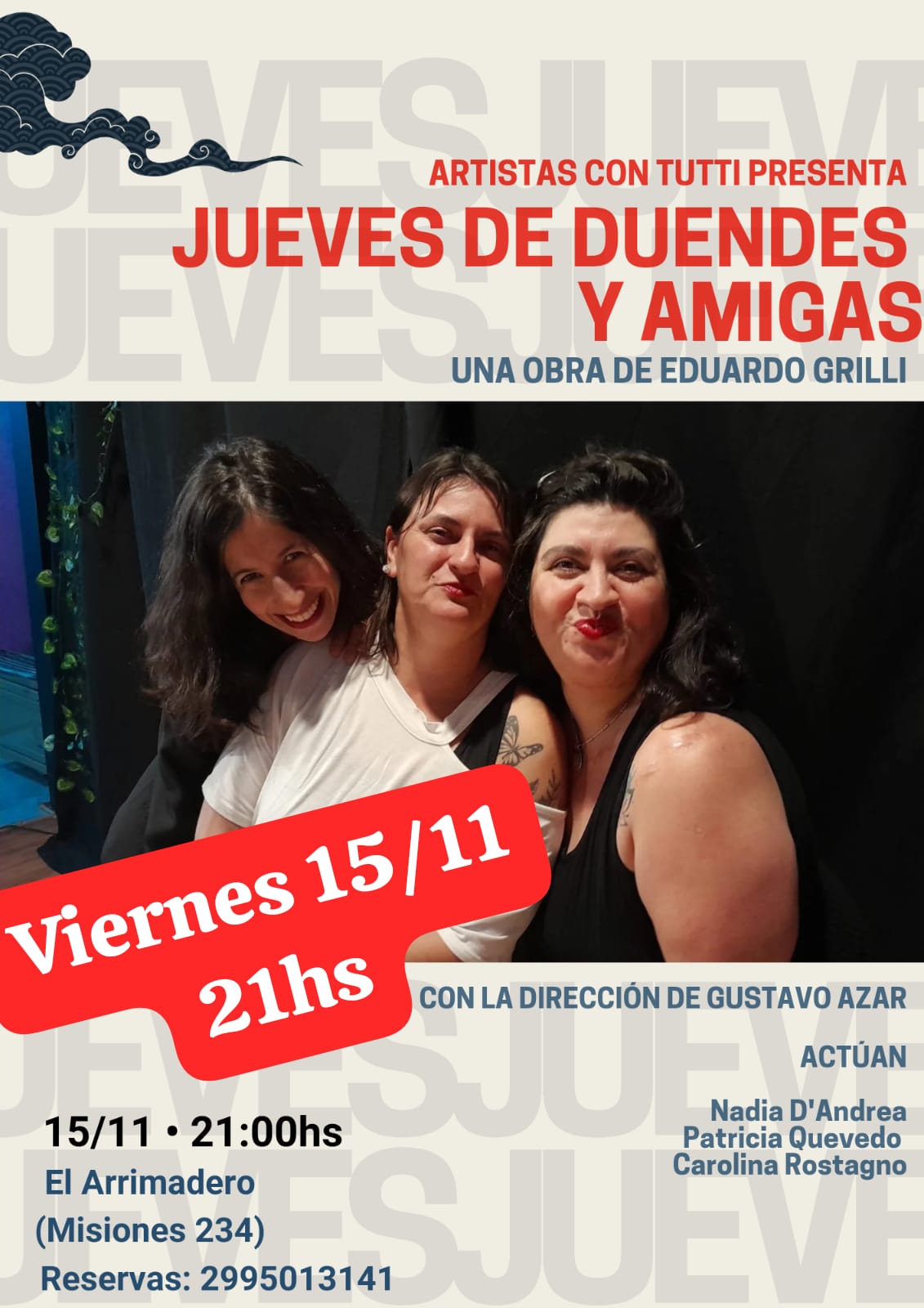 Se estrena la obra “JUEVES DE DUENDES Y AMIGAS”