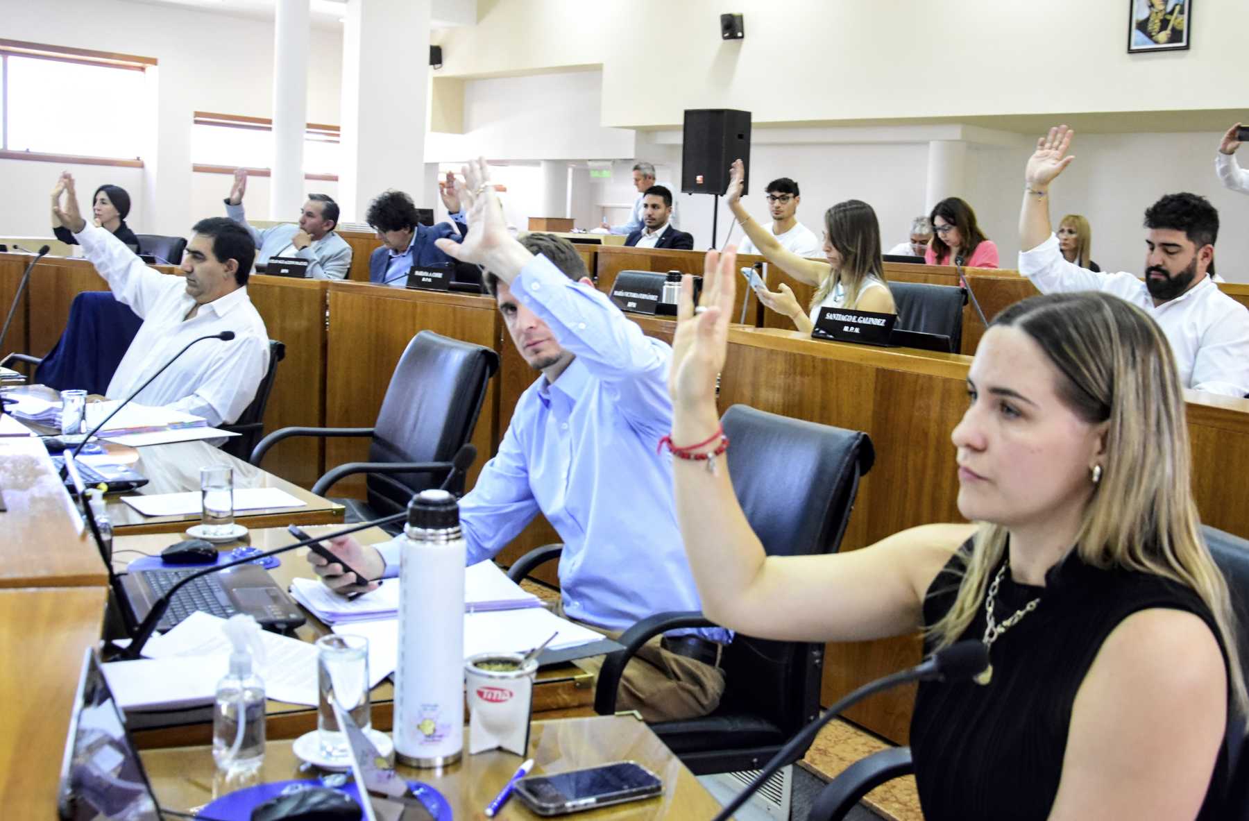 Con Críticas y por mayoría, Gaido consiguió la aprobación del presupuesto 2025 (foto Cecilia Maletti)