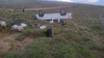 Imagen de Está grave luego de volcar con una camioneta robada sobre la Ruta 43, en el norte de Neuquén