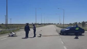 Cómo se encuentra el policía de Río Negro que tuvo un fuerte choque en la Ruta 3 de Patagones