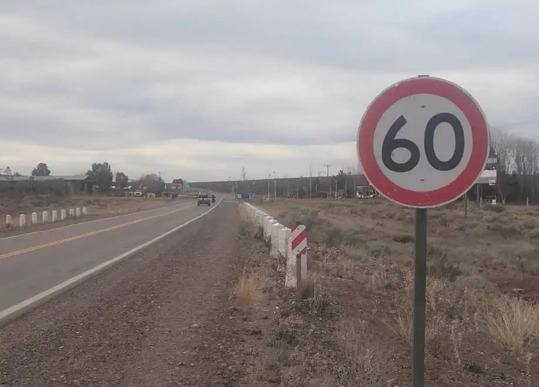 Radar en la Ruta 237 en El Chocón. Foto: gentileza. 