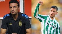 Imagen de El entrenador de Real Betis apuntó contra Scaloni por la convocatoria de Lo Celso: «No está para jugar»