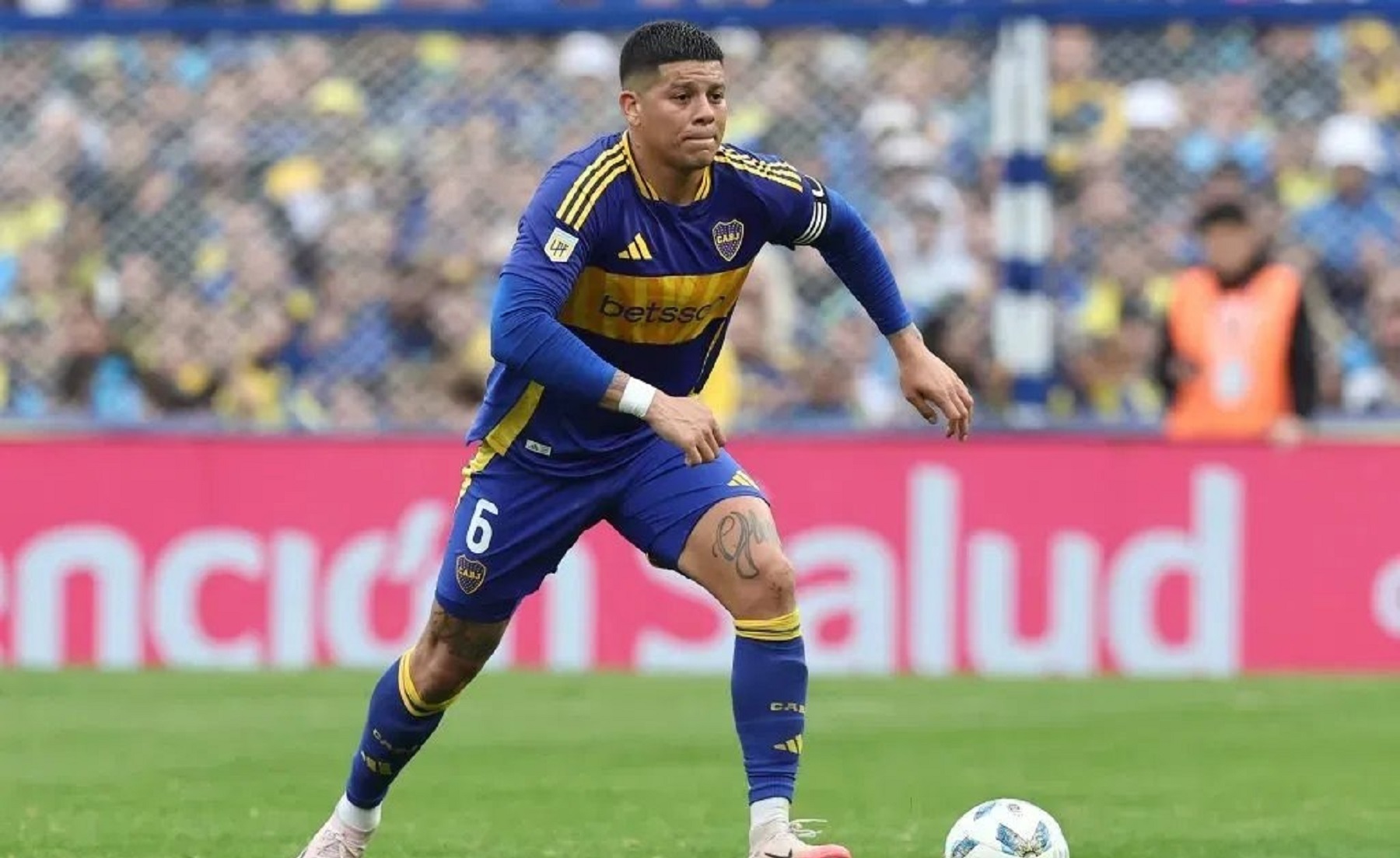 Marcos Rojo habló tras el triunfo de Boca en la Liga Profesional. 