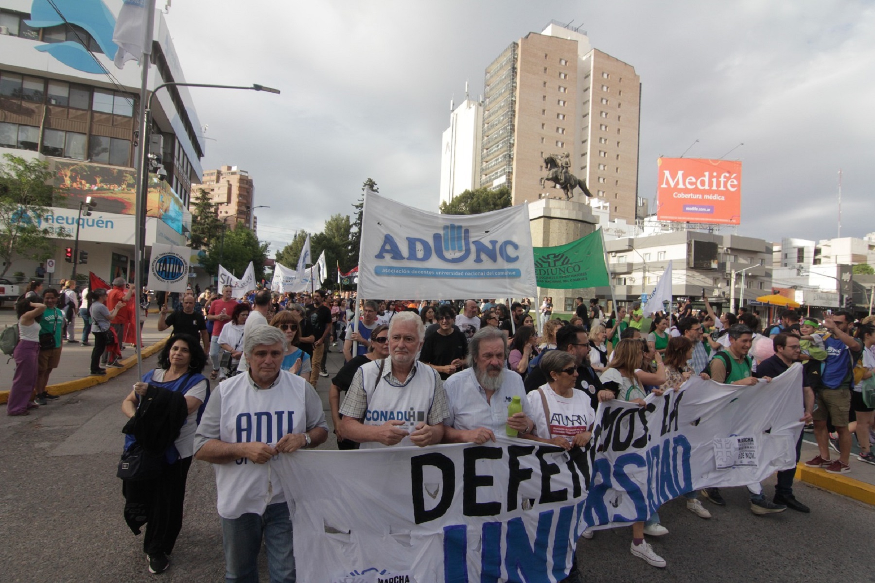 Marcha regional de universitarios. Foto: Oscar Livera. 