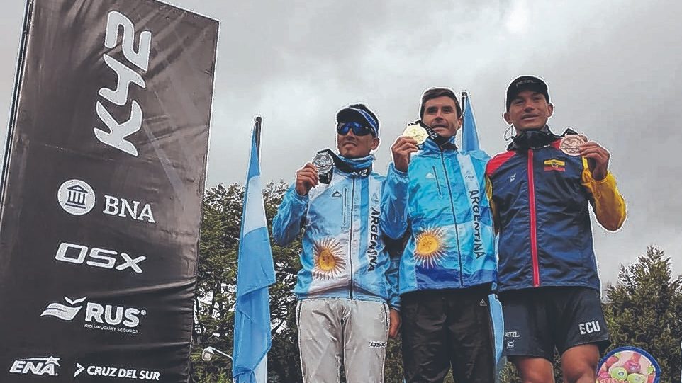 Joaquín Narváez, de Catamarca, el dueño del Campeonato Sudamericano.