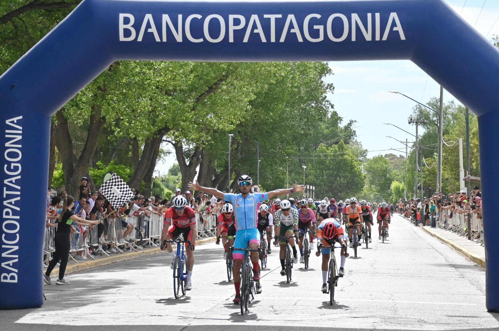 Alejandro Quilci ganó la primera etapa de la Vuelta al Valle. (Foto: Florencia Salto)