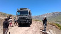 Imagen de Video | Retiraron el motorhome de los turistas belgas tras un «complicadísimo» operativo