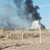 Imagen de Controlan el incendio en la planta de residuos petroleros en Vaca Muerta: bomberos afectados por el humo