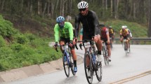 Imagen de Las mejores fotos de Lionel Scaloni y Gabriela Sabatini en el Gran Fondo Siete Lagos