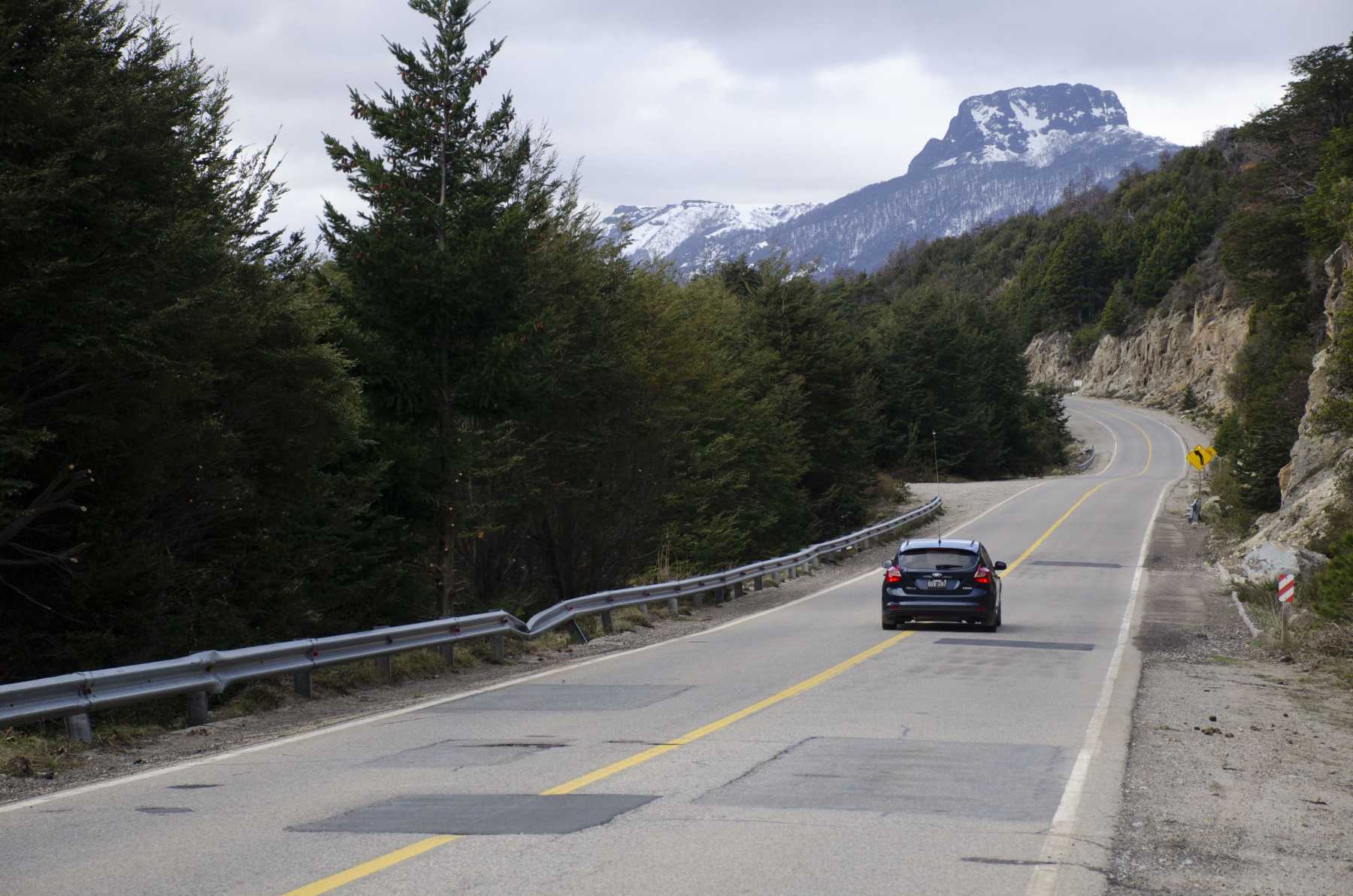 ruta 40, camino 7 lagos, baches, san martin de los andes, 2021,septiembre, patricio rodriguez