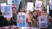 Imagen de Protesta por Luciana Muñoz en Neuquén, este lunes: exigen conocer los avances de la causa