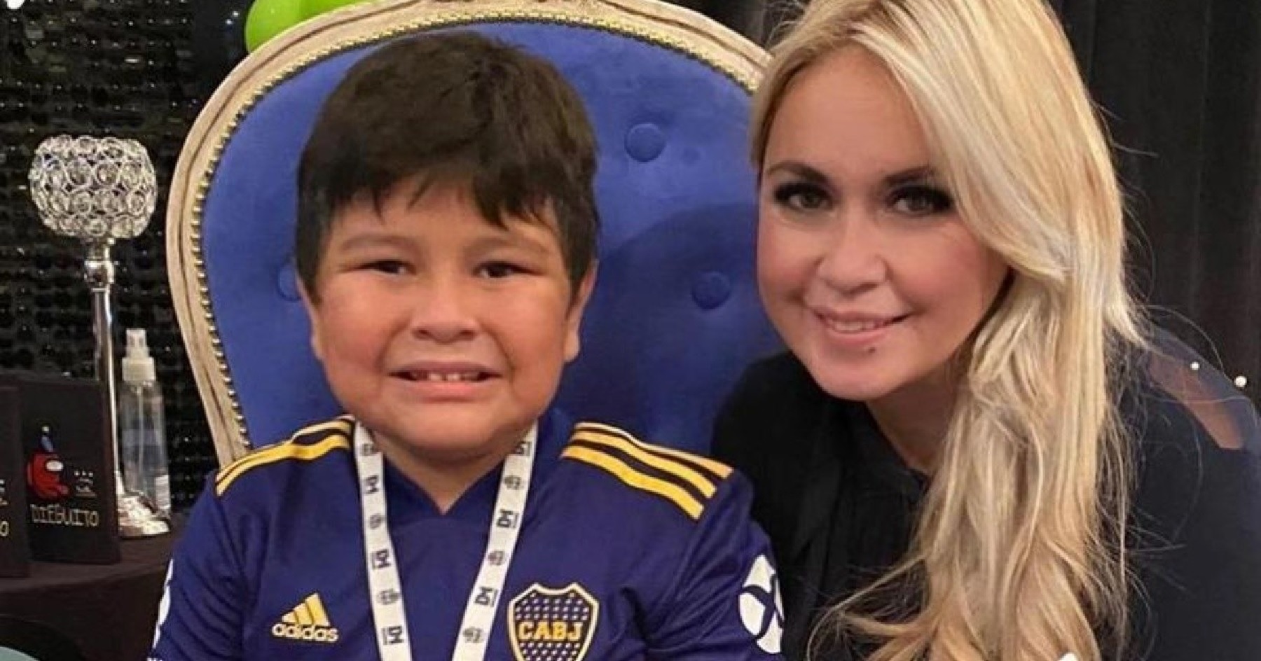 El hijo de Diego Maradona y Verónica Ojeda: Diego Fernando. 