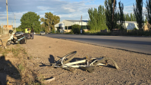 Atraparon al conductor que chocó a la joven ciclista que pelea por su vida en Neuquén