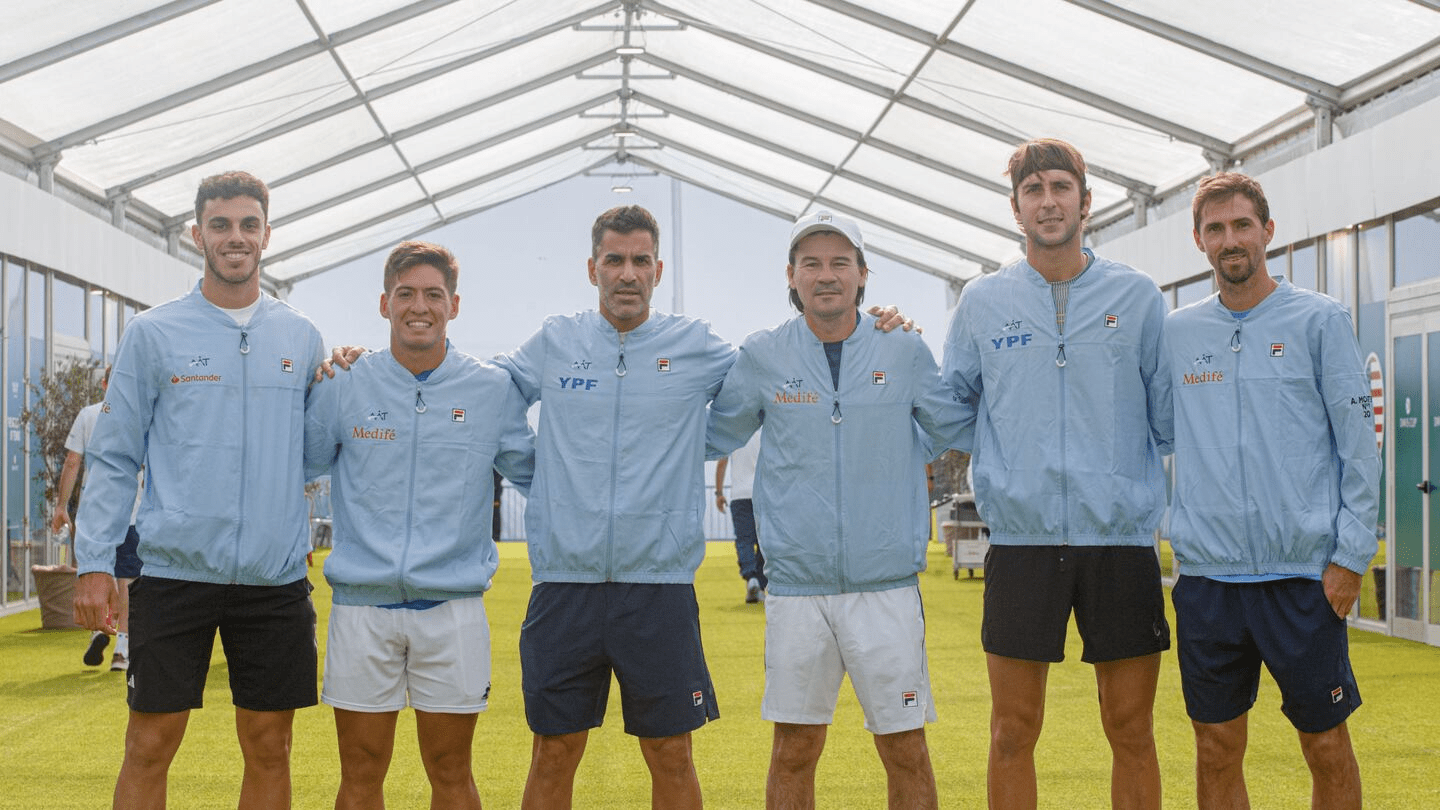 Argentina perdió ante Italia y quedó eliminada de la Copa Davis en