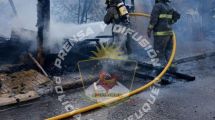 Imagen de Incendio consumió por completo una vivienda en Neuquén: qué es lo que sabe