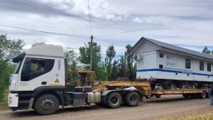 Llegó el tráiler al paso Pichachén que abrirá en los próximos días