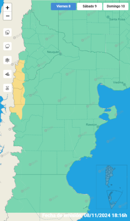 They warn of rain and storms from tonight to Saturday in Neuquén and Rio Negro: the worst of the times