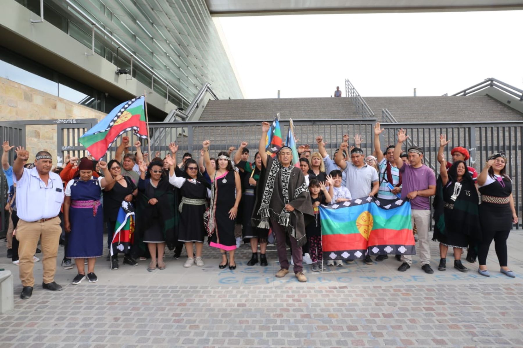 Mapuches denuncian "persecución judicial" en Vaca Muerta. Foto: Gentileza. 