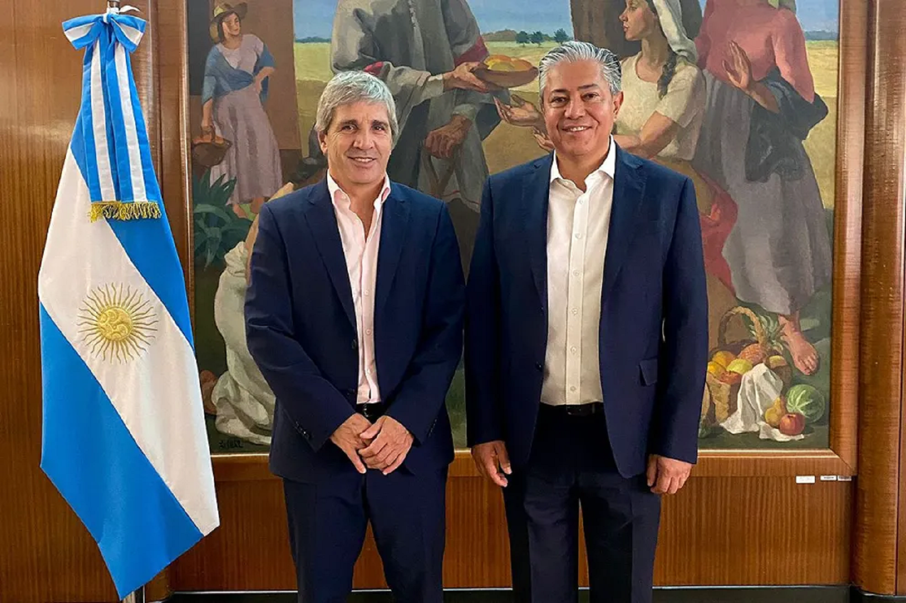 Figueroa y Caputo, juntos en Buenos Aires. Foto: gentileza.