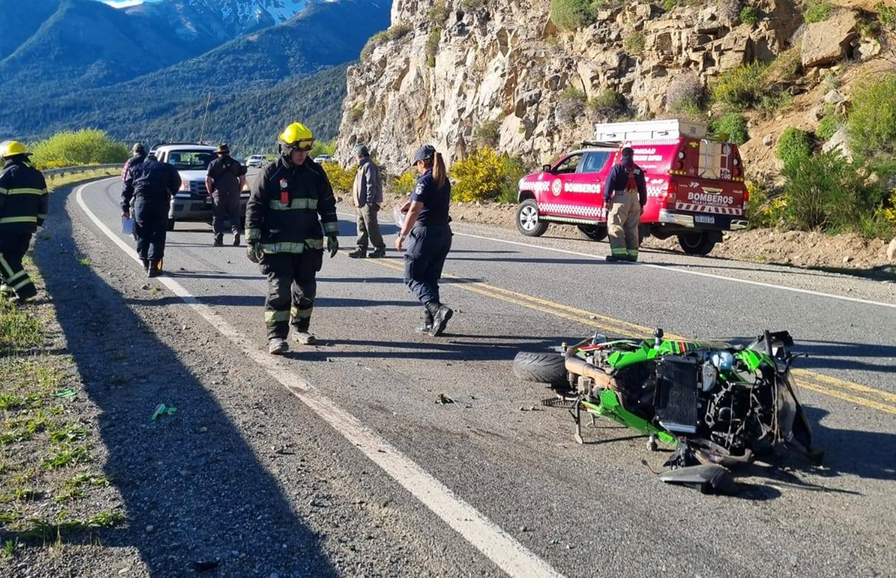 Foto: gentileza Bomberos Voluntarios de Villa La Angostura.